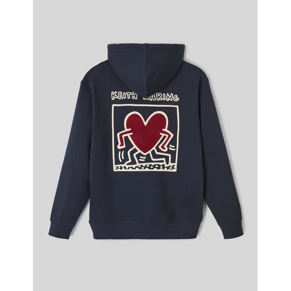 Sweat collab Keith Haring Bleu foncé