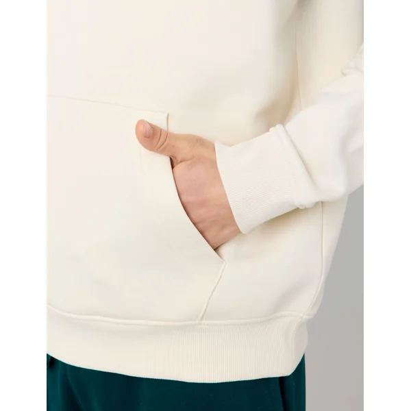Sweat colorblock à capuche Naturel