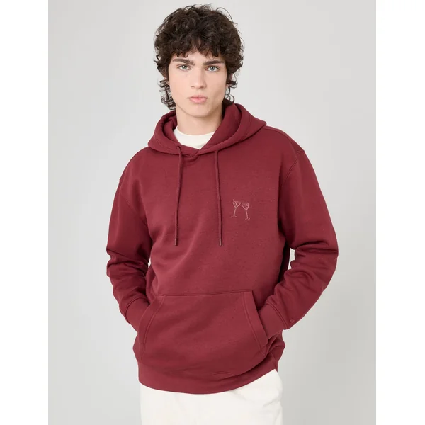 Sweat imprimé Bordeaux