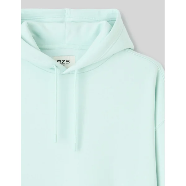 Sweat imprimé devant/dos Menthe
