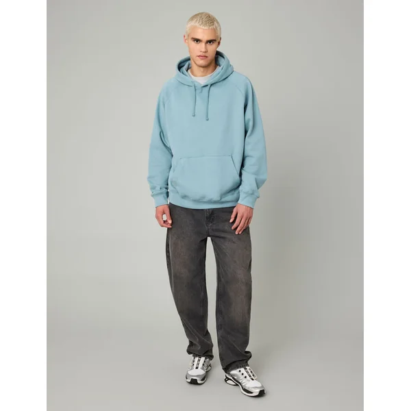 Sweat premium à capuche Bleu gris