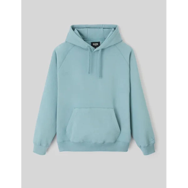 Sweat premium à capuche Bleu gris