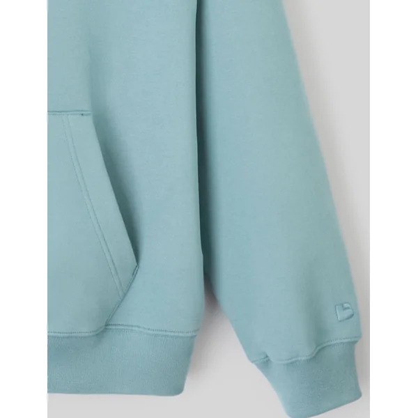 Sweat premium à capuche Bleu gris