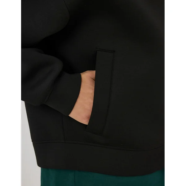 Sweat zippé néoprène Noir