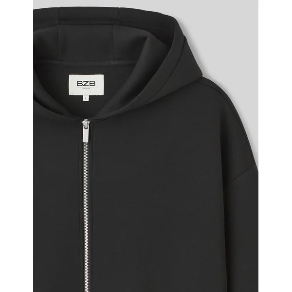 Sweat zippé néoprène Noir