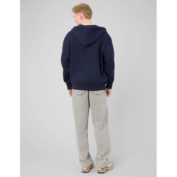Sweat zippé ouverture double Bleu foncé