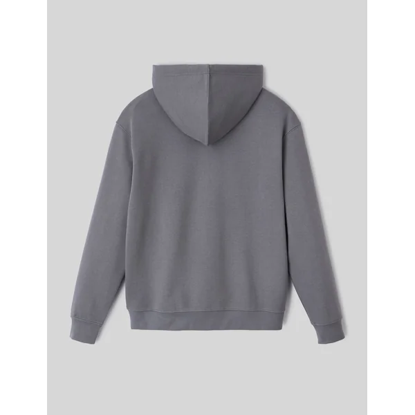 Sweat zippé ouverture double Gris foncé