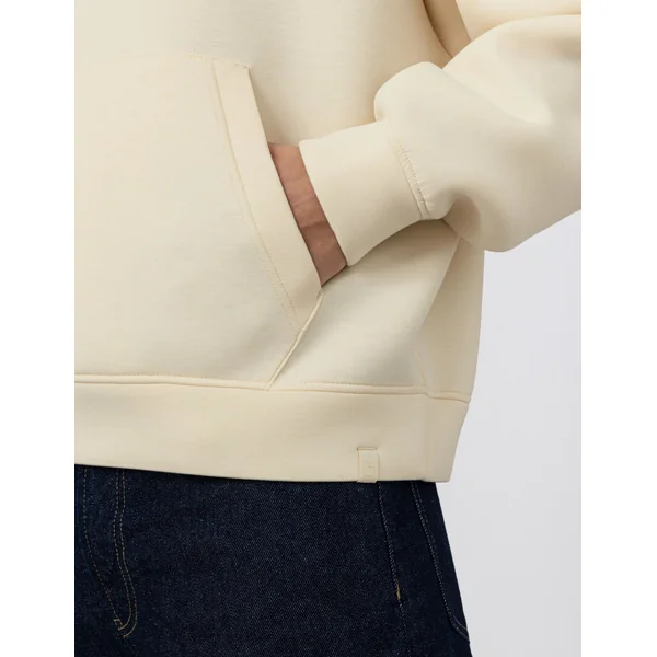 Sweat à capuche néoprène Naturel