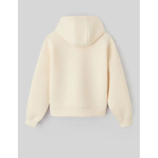 Sweat à capuche néoprène Naturel