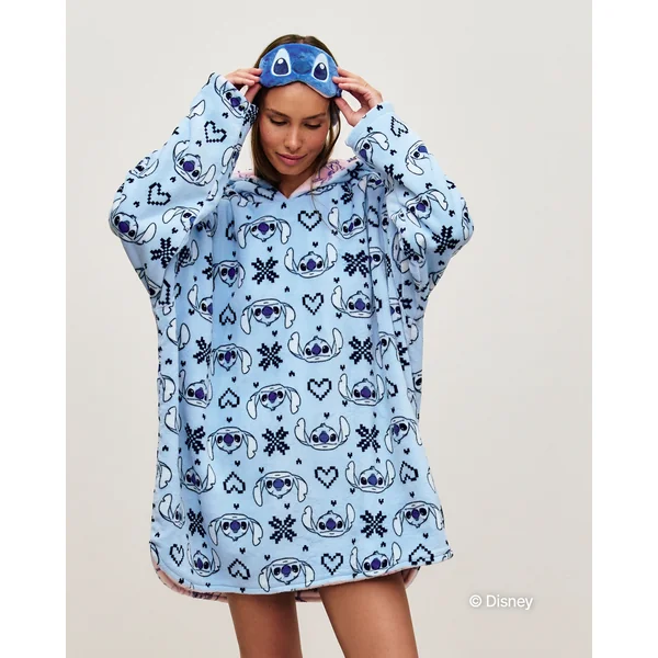 Sweatplaid réversible Stitch et Angel