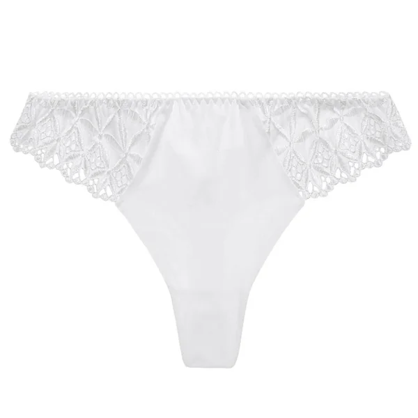 Tanga Aubade BAHIA & MOI blanc en coton Aubade Bahia & Moi