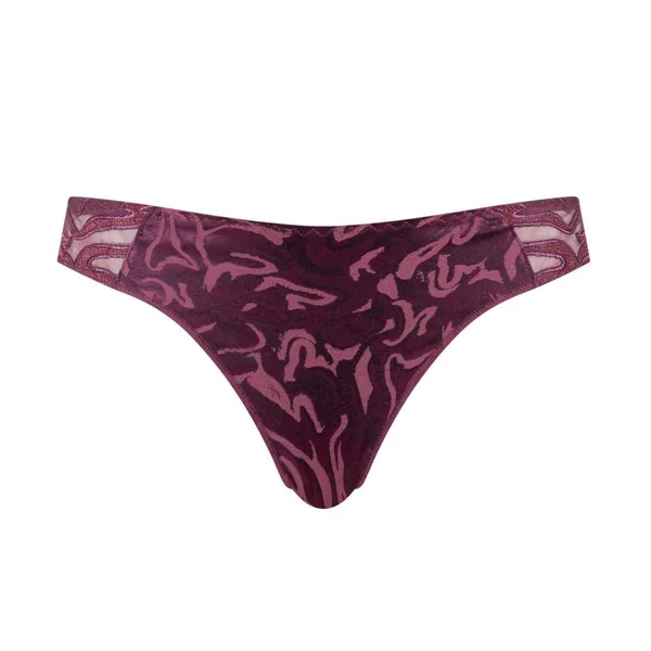 Tanga avec motif graphique - Rouge Louisa Bracq Louisa Bracq
