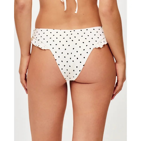 Tanga - Bas de maillot de bain cœurs