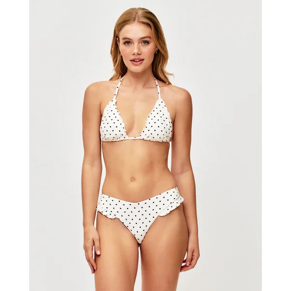 Tanga - Bas de maillot de bain cœurs