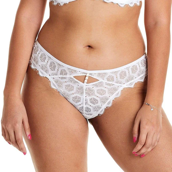 Tanga blanc Imprévisible Pomm Poire