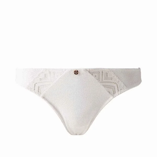 Tanga blanc Kim Morgan Lingerie