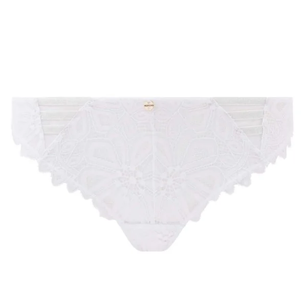 Tanga blanc Melissa Morgan Lingerie