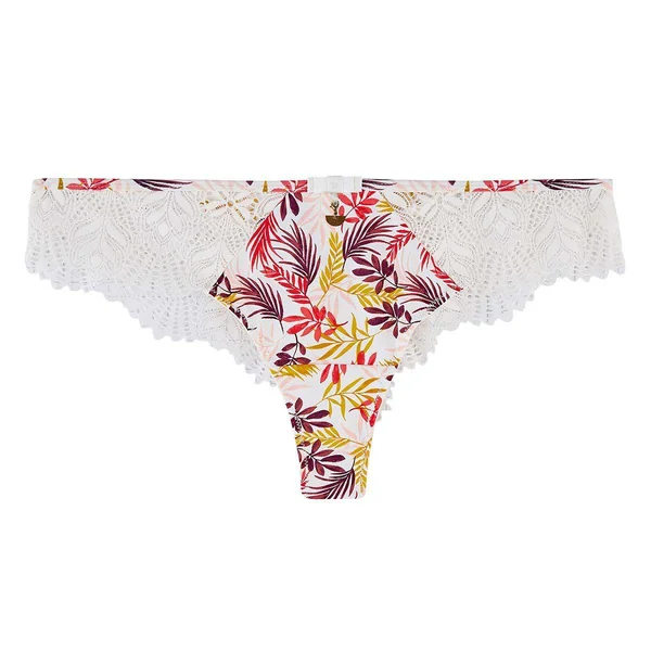 Tanga - Blanc Pomm Poire Pile ou Face Pomm Poire