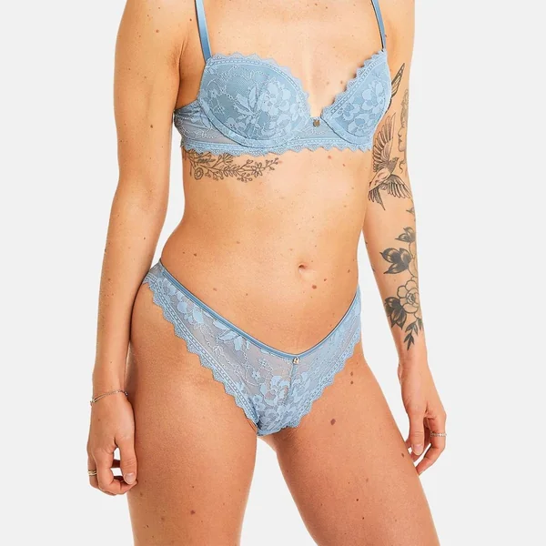 Tanga bleu Siwa Camille Cerf x Pomm Poire