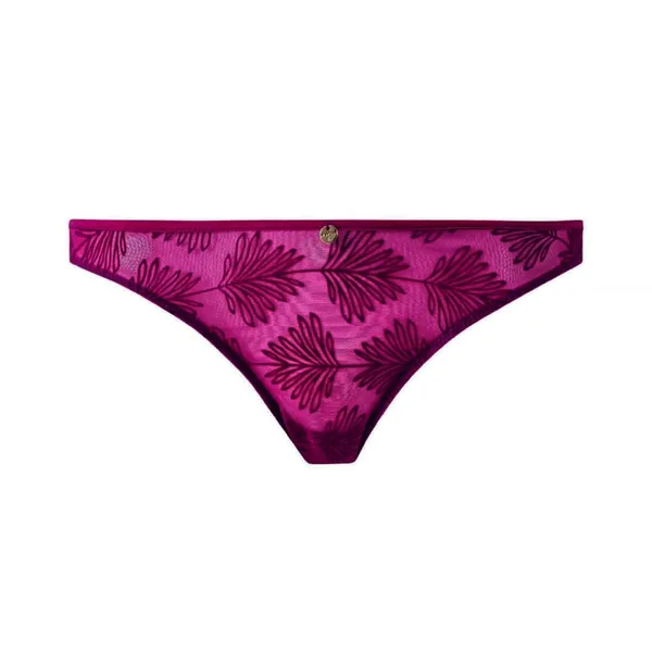 Tanga brésilien bordeaux Alixa rouge Morgan Lingerie