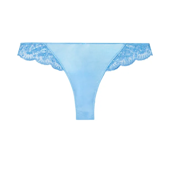 Tanga en microfibre avec broderies