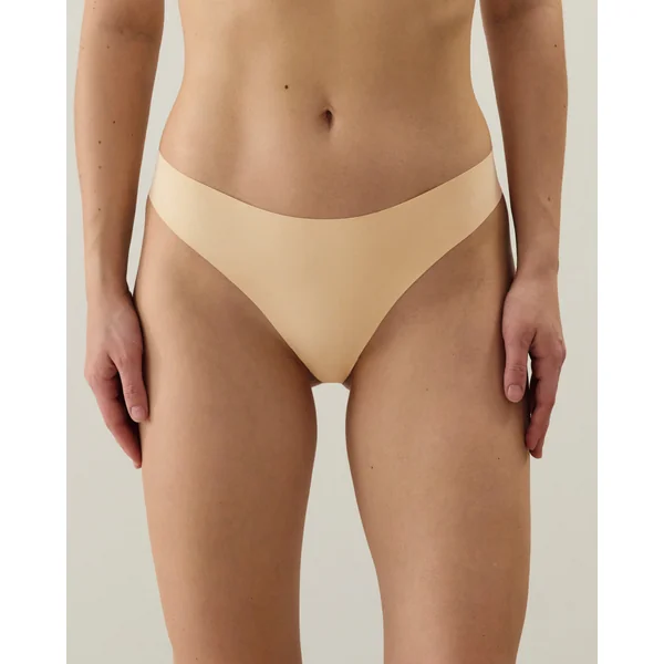 Tanga en microfibre et dentelle
