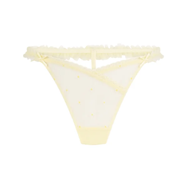 Tanga Highleg Flora - Jaune