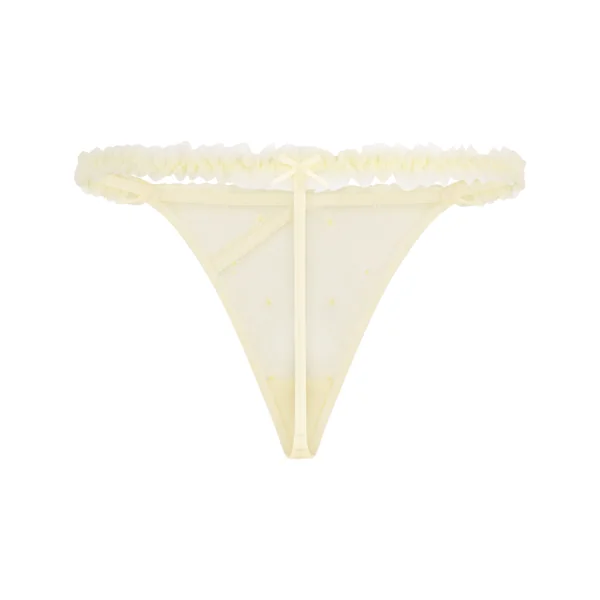 Tanga Highleg Flora - Jaune