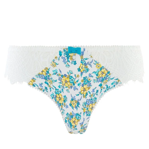 Tanga ivoire/turquoise Sweet Heart POMM'POIRE-bleu Pomm Poire
