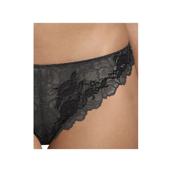 Tanga LACE PERFECTION WE135007 CHARBON