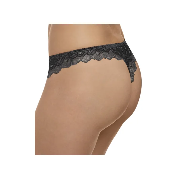 Tanga LACE PERFECTION WE135007 CHARBON