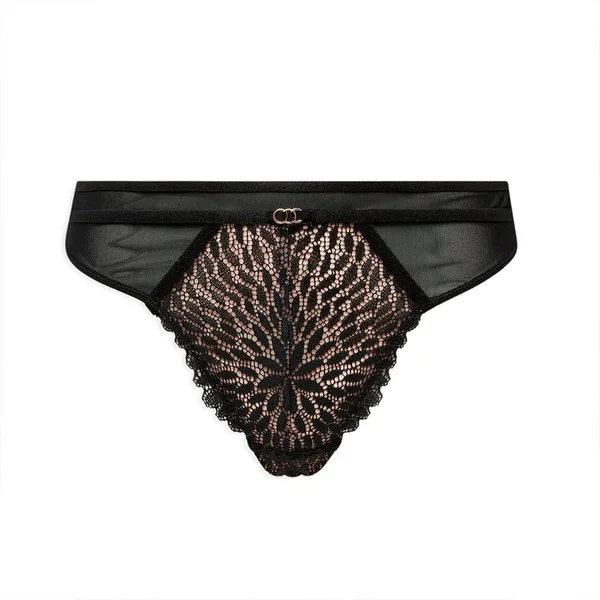Tanga Morgan Lingerie YASMINE Noir Morgan Lingerie