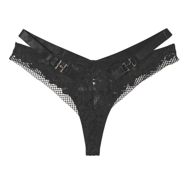 Tanga noir Danger Pomm Poire