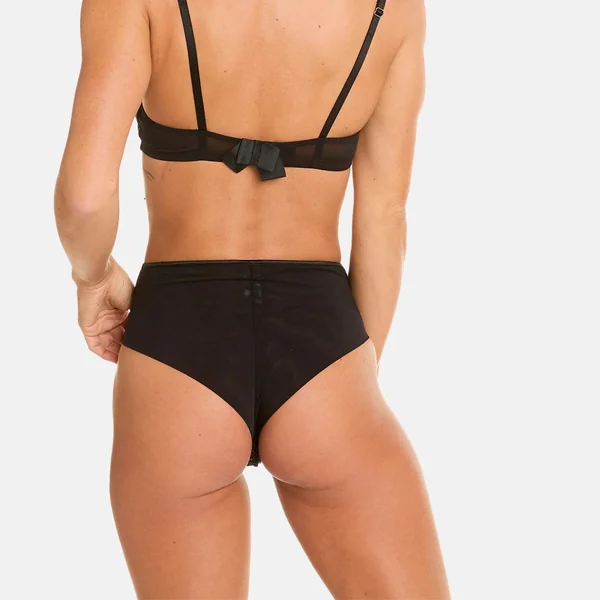 Tanga noir Merveilleux Camille Cerf x Pomm Poire