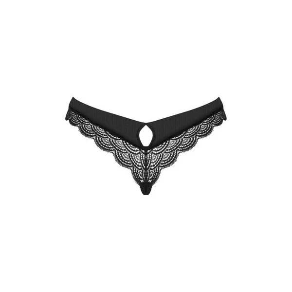 Tanga noir Obsessive