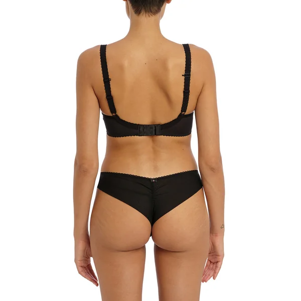 Tanga - Noir ROSE BLOSSOM Freya