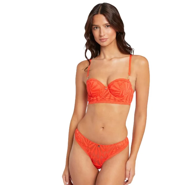 Tanga orange Salomé Morgan Lingerie