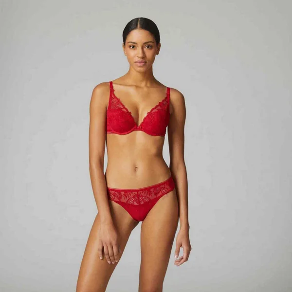 Tanga Simone Pérèle BLOOM Rouge Simone Pérèle