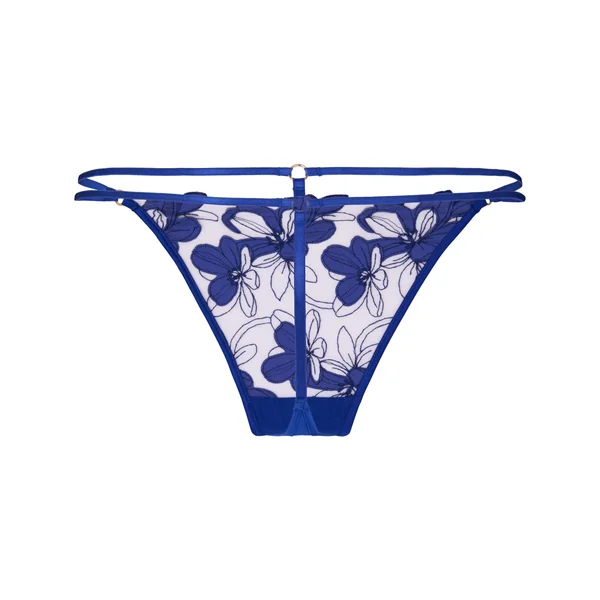 Tanga Taille Haute Beatrice - Bleu