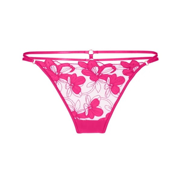 Tanga Taille Haute Beatrice - Rose