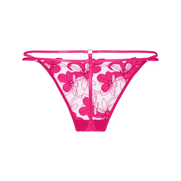 Tanga Taille Haute Beatrice - Rose
