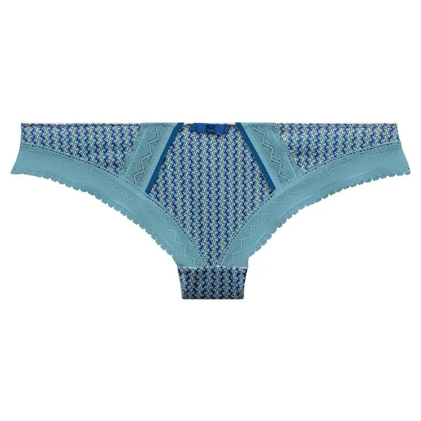 Tanga turquoise Rose bleu Pomm Poire