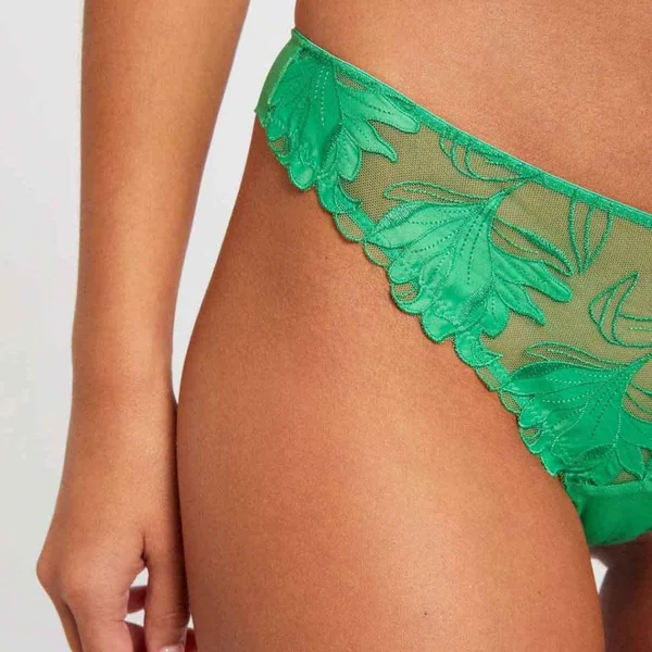 Tanga vert Capucine Morgan Lingerie