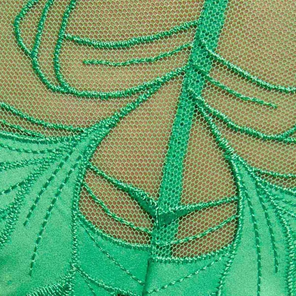 Tanga vert Capucine Morgan Lingerie