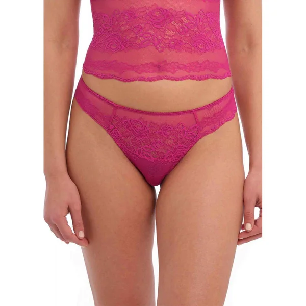 Tanga violet Wacoal lingerie Ravissant en nylon Wacoal lingerie