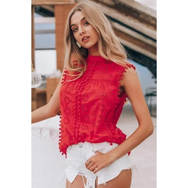 Tank Top Bohème Rouge