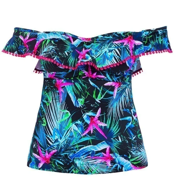 Tankini armatures Freya Maillots JUNGLE FLOWER black tropical Freya Maillots
