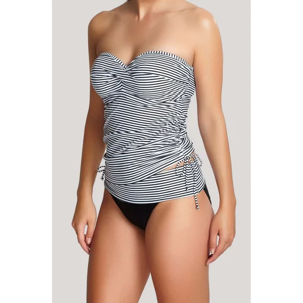Tankini Bandeau Blanc-Multicolore Panache Maillot Anya