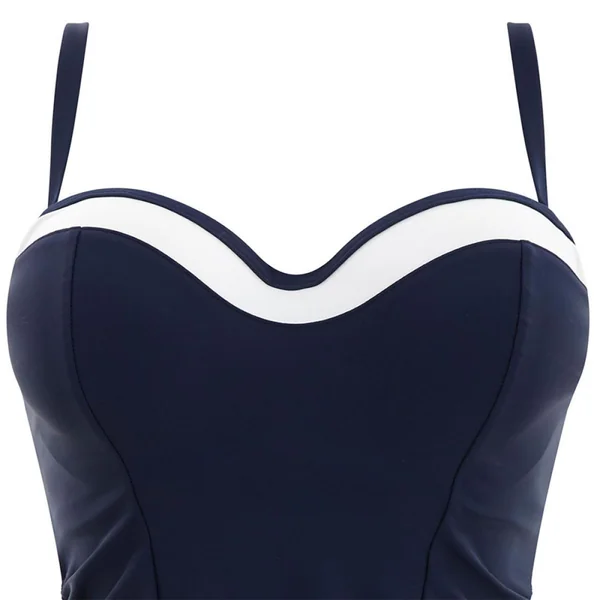 Tankini bandeau - Bleu Panache Maillot Infinite Sensation