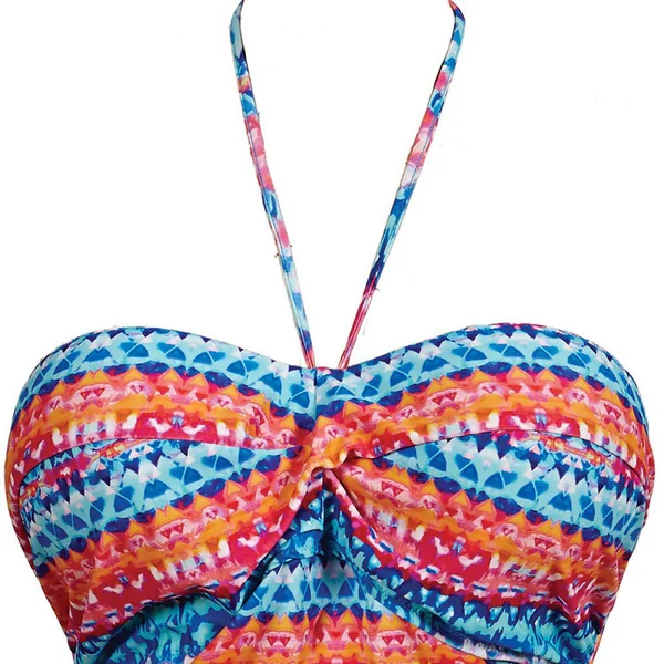 Tankini bandeau à armatures Bleu Freya Maillots
